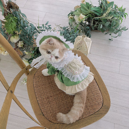 Lolita Maid Pet Cat Clothes