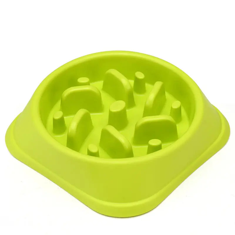 Anti-Choke Plastic Dog Bowl Feeder