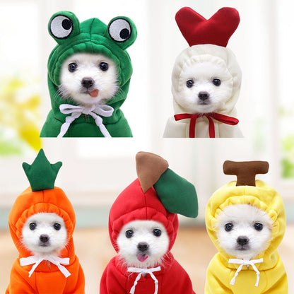 Cartoon Hooded Jacket for Dogs