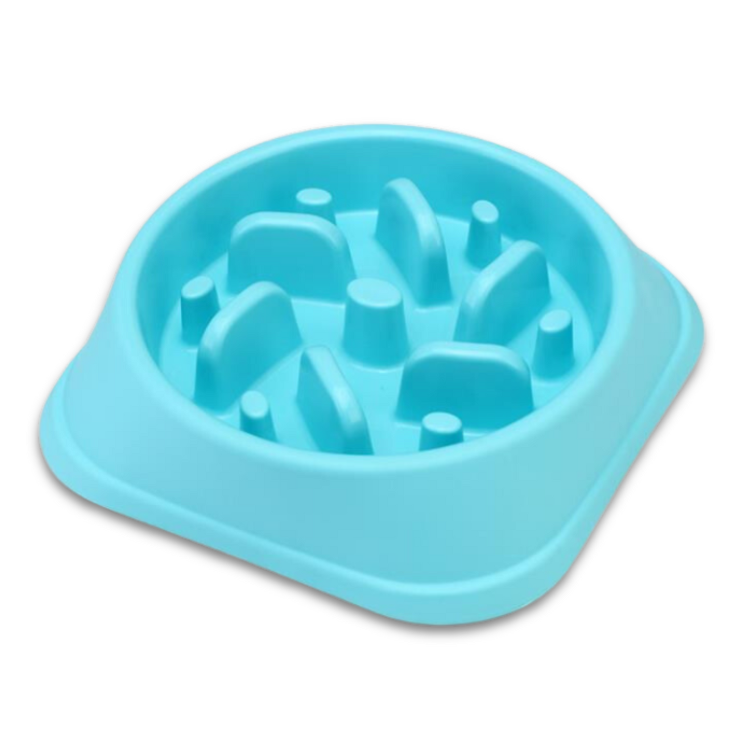 Anti-Choke Plastic Dog Bowl Feeder