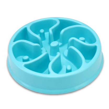 Anti-Choke Plastic Dog Bowl Feeder