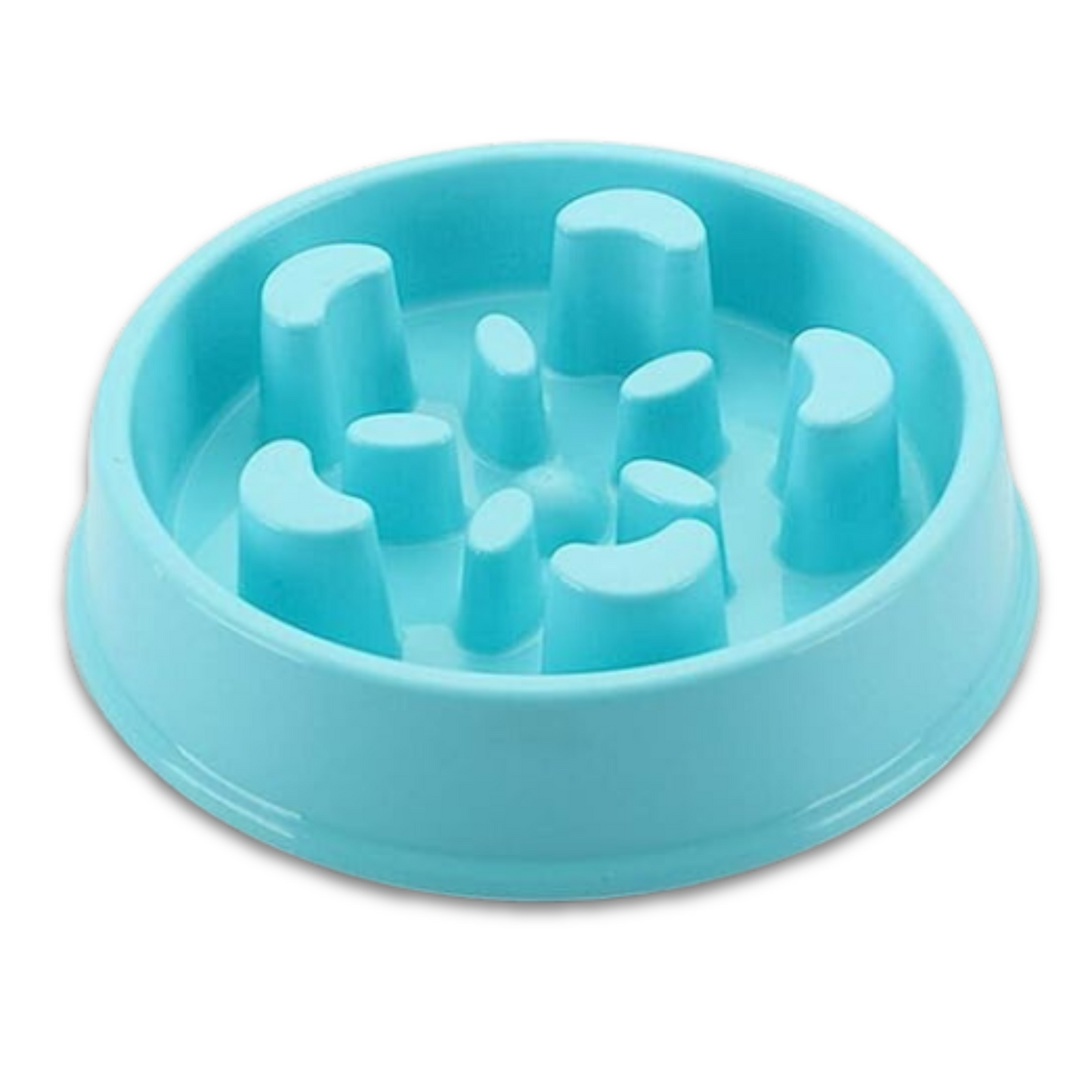 Anti-Choke Plastic Dog Bowl Feeder