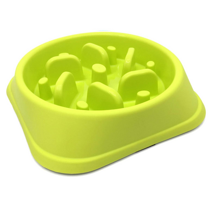 Anti-Choke Plastic Dog Bowl Feeder