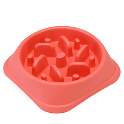 Anti-Choke Plastic Dog Bowl Feeder