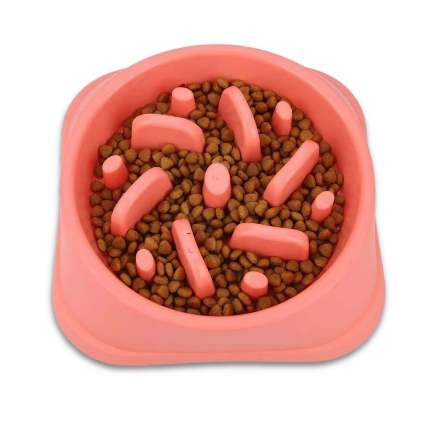 Anti-Choke Plastic Dog Bowl Feeder