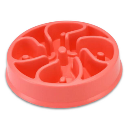 Anti-Choke Plastic Dog Bowl Feeder