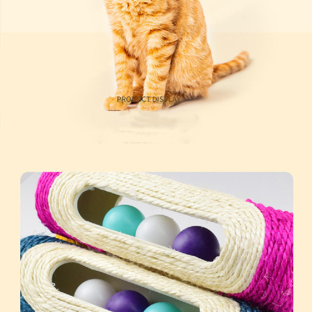 Durable Long Sisal Drum Chewable Cat Toys