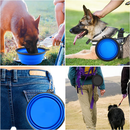 350 & 1000ML Silicone Dog Bowls