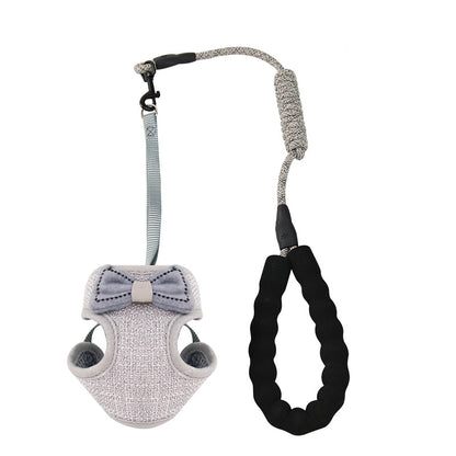 Cotton Pet Cat Chest And Back Leash