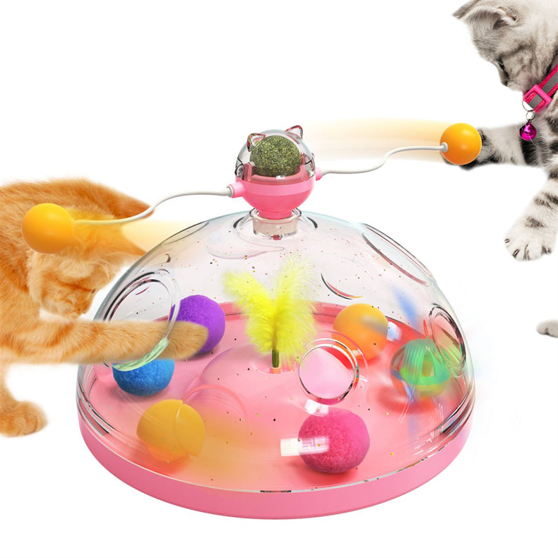 Funny Windmill Multifunctional Turntable Pet Cat Toys