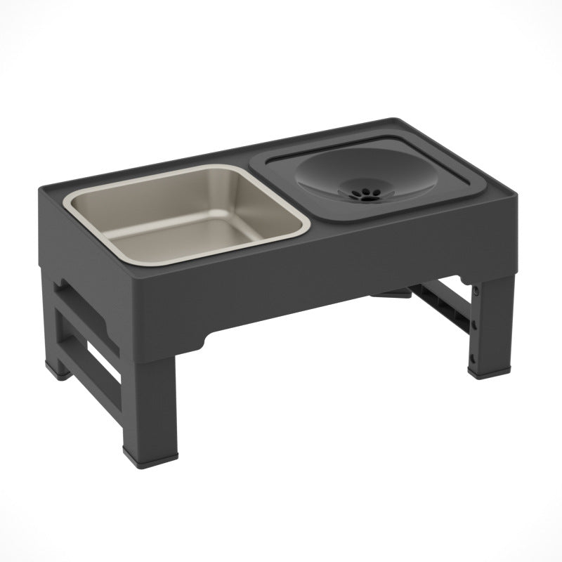 Adjustable Stainless Floating Table Dog Feeder