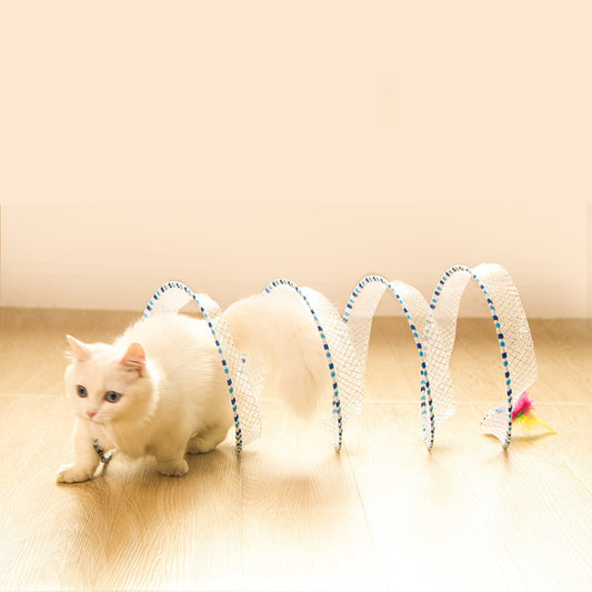 Foldable Cat Tunnel Toy