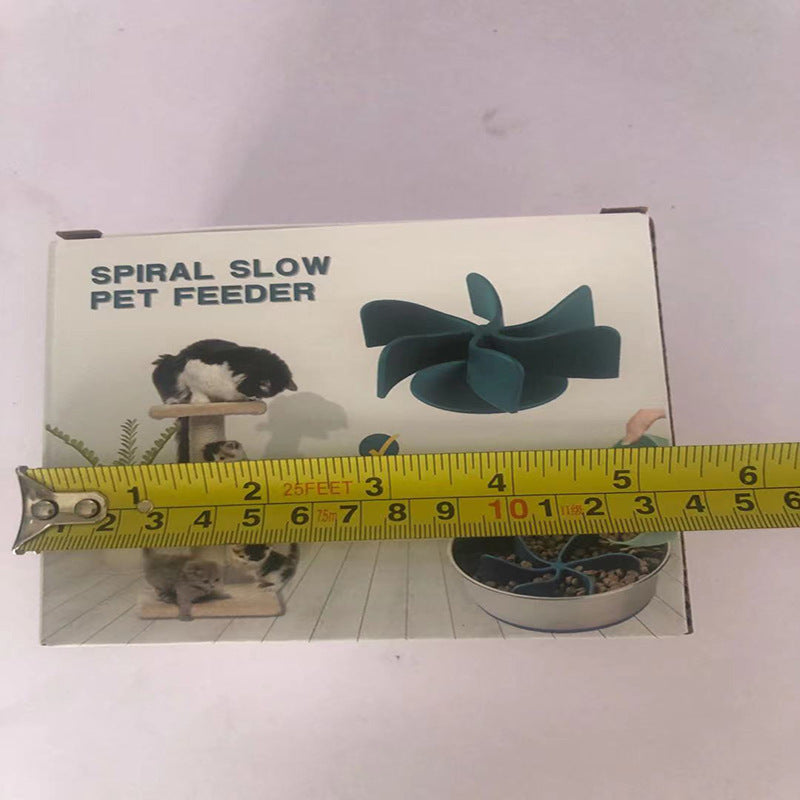 Spiral Bowl Insert Slow Pet Dog Feeder