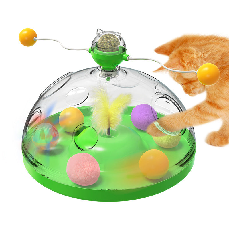 Funny Windmill Multifunctional Turntable Pet Cat Toys