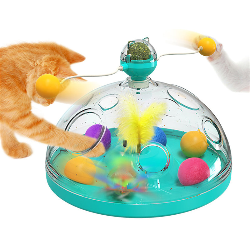 Funny Windmill Multifunctional Turntable Pet Cat Toys