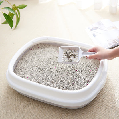 Portable Cute Anti-Splash Cat Litter Box With Scoop