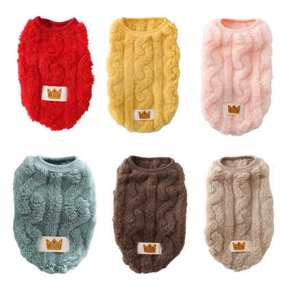 Double Sided Fleece Pet Dog Jacket