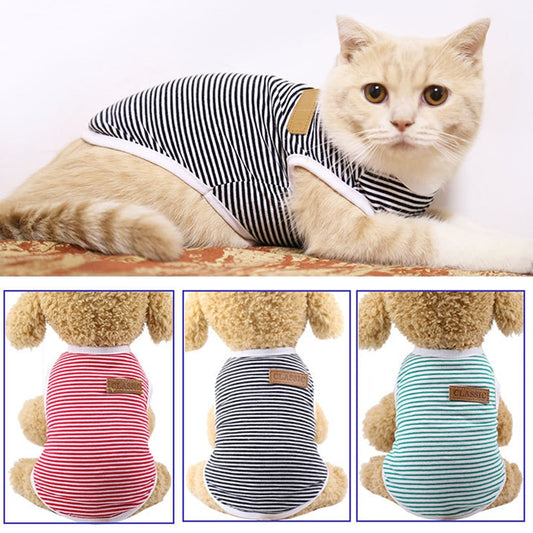 Classic Stripe Pet Cat Clothes