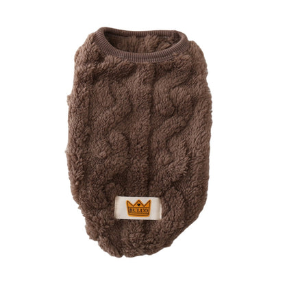 Double Sided Fleece Pet Dog Jacket