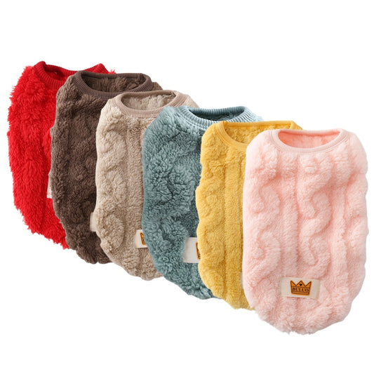 Double Sided Fleece Pet Dog Jacket