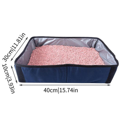 Portable Waterproof Cat Litter Box