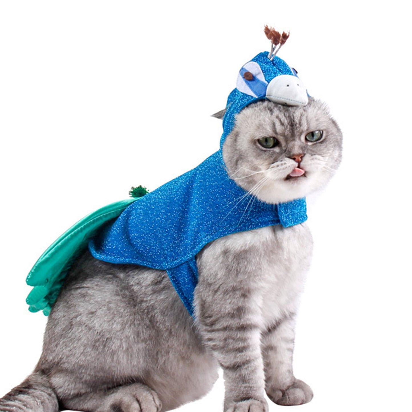 Cute Cat Peacock Cosplay Apparel