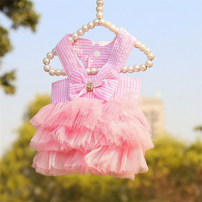 Pet Cat Summer Princess Dress