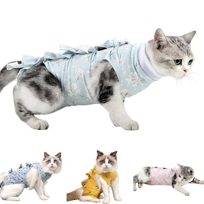 Pet Cat Surgical Recovery Suit