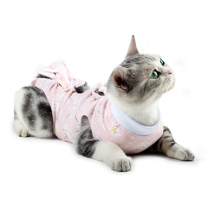 Pet Cat Surgical Recovery Suit