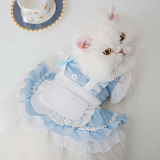 Fashionable Cat Lace Maid Dress