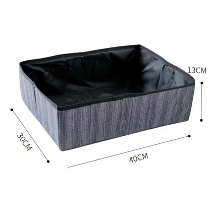 Foldable Cat Litter Basin