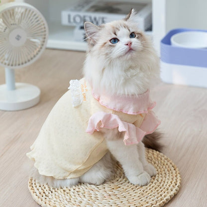 Breathable Spring Summer Cat Clothes