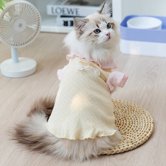 Breathable Spring Summer Cat Clothes