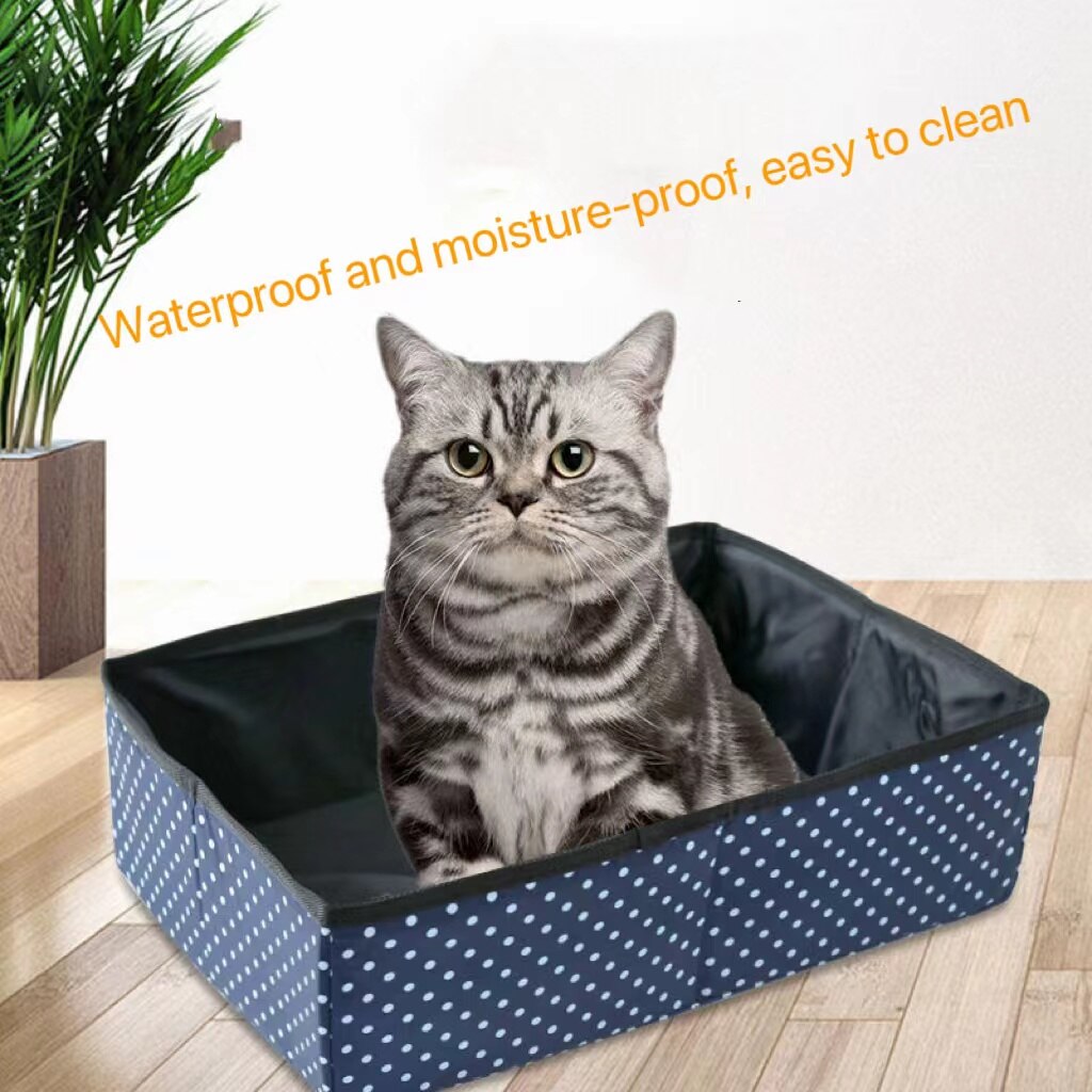 Foldable Cat Litter Basin