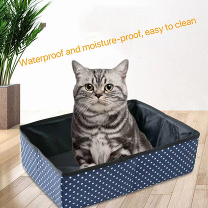 Foldable Cat Litter Basin