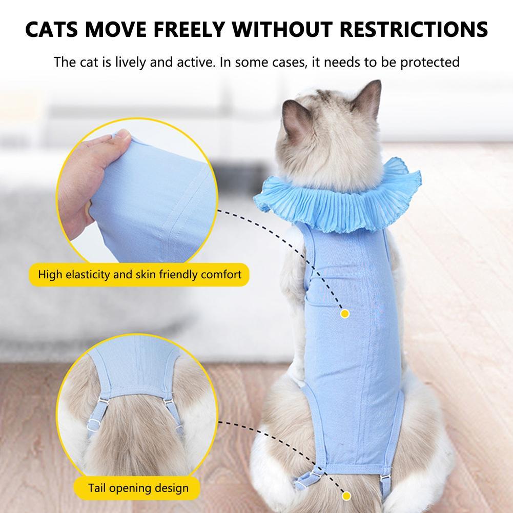 Breathable Cat Recovery Clothes