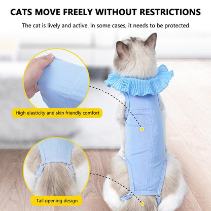 Breathable Cat Recovery Clothes