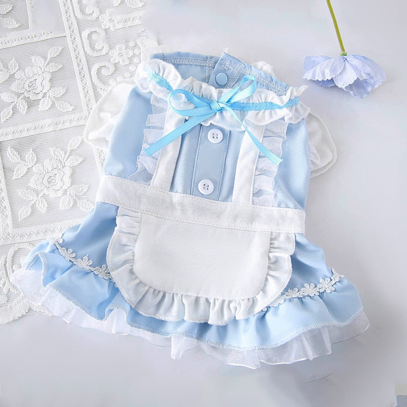 Fashionable Cat Lace Maid Dress