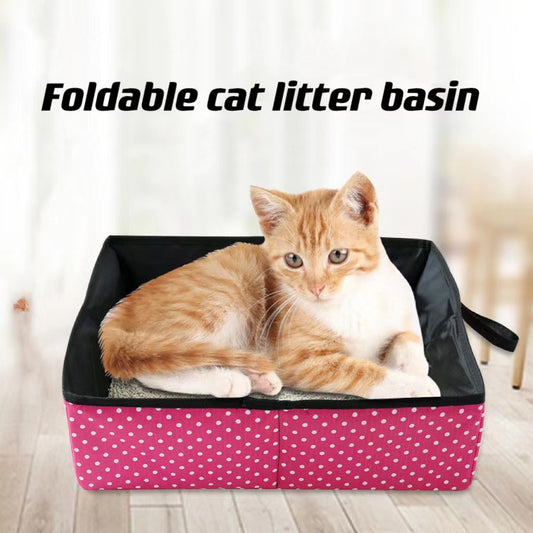 Foldable Cat Litter Basin