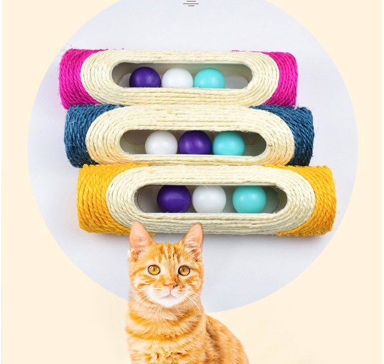 Durable Long Sisal Drum Chewable Cat Toys